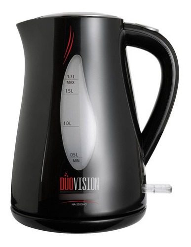 Hervidor De Agua 1,7lts 2000w Ha-2650 Negro Sindelen