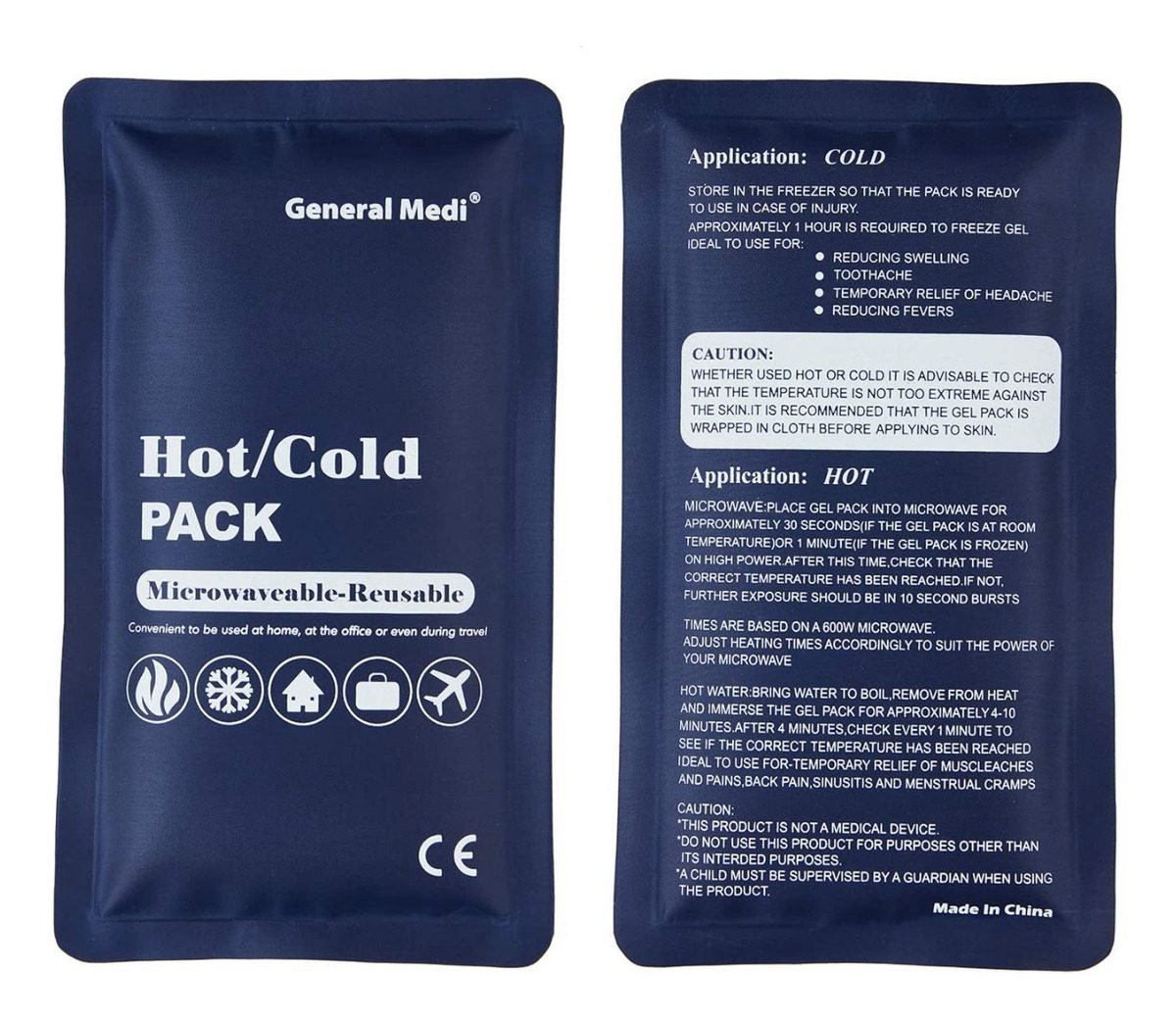 Gel Frio Calor Para Golpes Y Lesiones/terapia Reutilizable