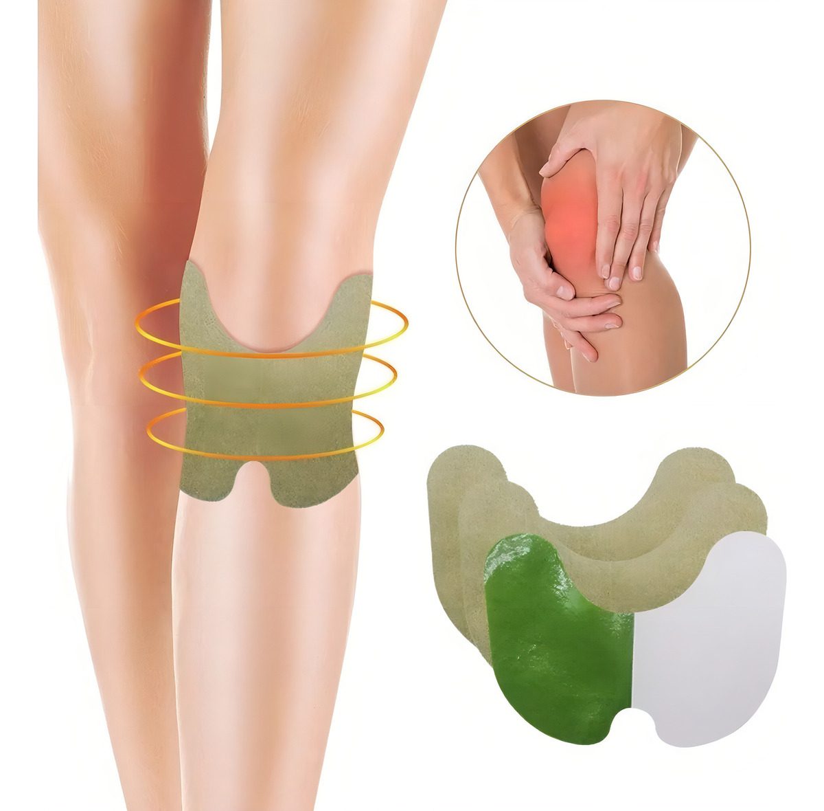 Parche Para Aliviar Calmar Eliminar Dolor De Rodilla 10 Uni Fragancia Hiervas