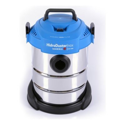 Aspiradora De Tacho Sindelen Apa-1150in 12l Plateado Y Azul Y Negra