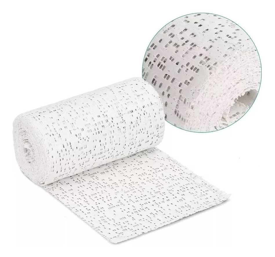 Venda Yeso 10cm X 3mt Lesiones Yesoterapia Manualidaes