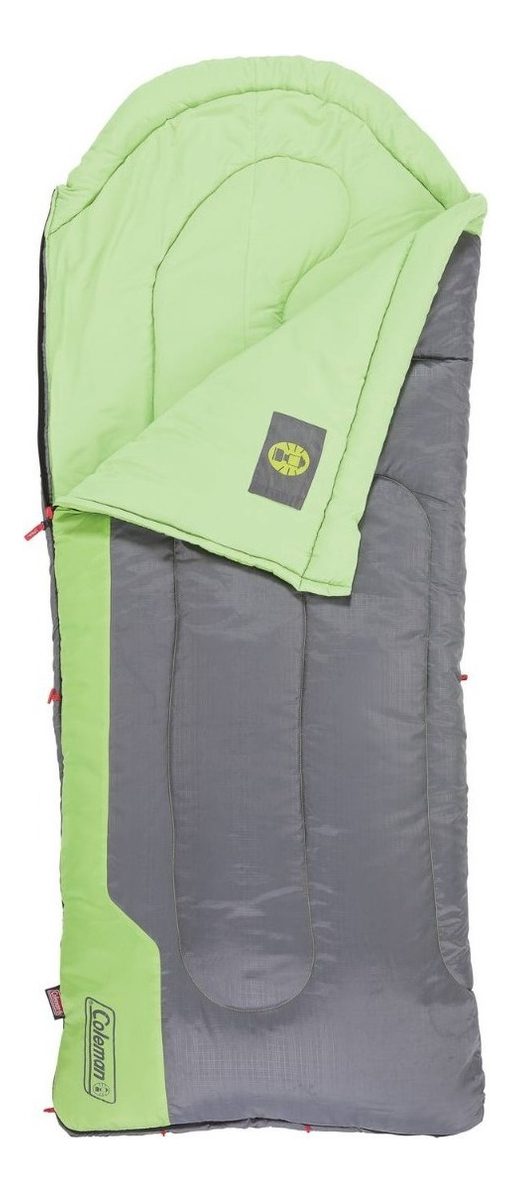 Saco De Dormir Contour Raymer Coleman(R) Verde Ubicación Del Cierre Lateral