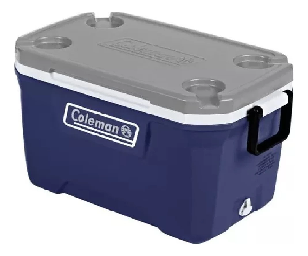 Cooler Nevera Coleman 49.2 Lts 52 Qt Azul 80 Latas