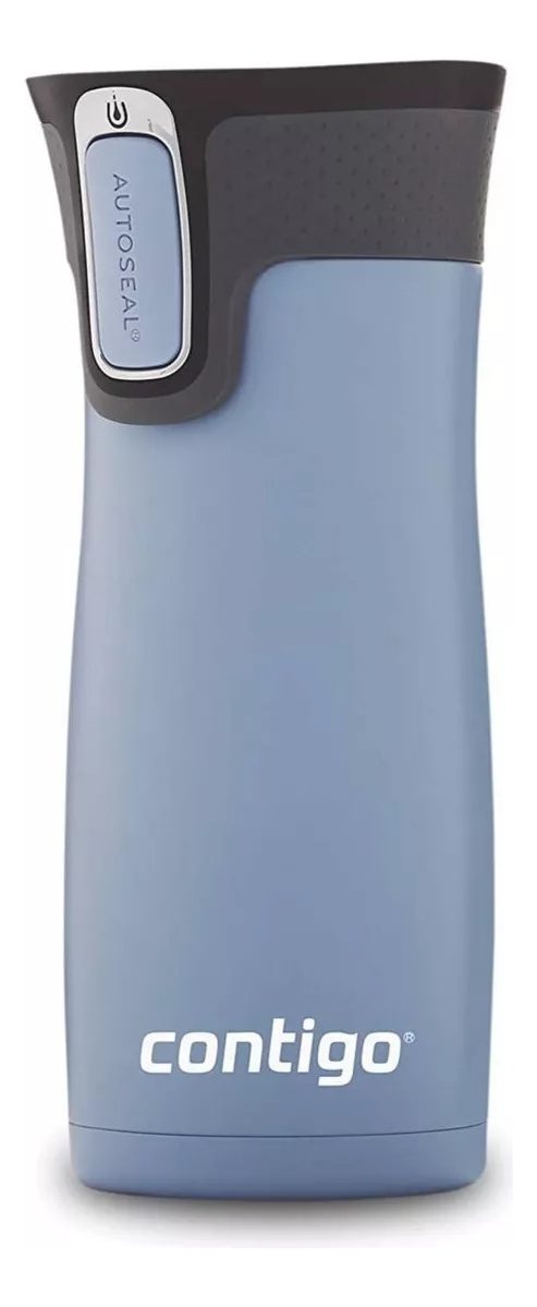 Termo Para Agua Vaso Térmico Café Contigo Westloop 16oz Color Celeste West Loop 2.0 Autoseal