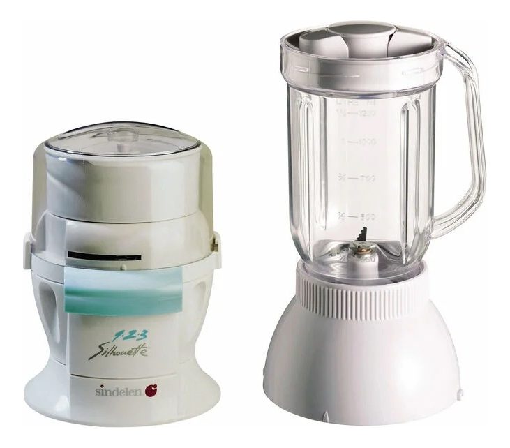 Set Picadora Blanco Kp 123bl Sindelen