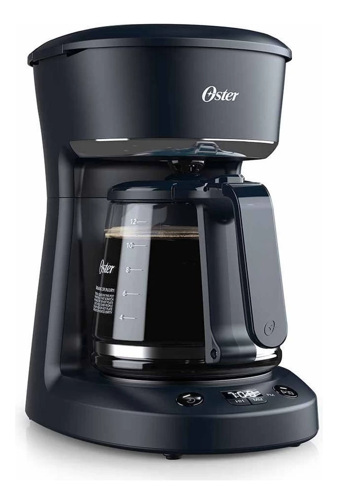 Cafetera Programable Oster(R) De 12 Tazas Negra Con Auto Apaga Color Negro