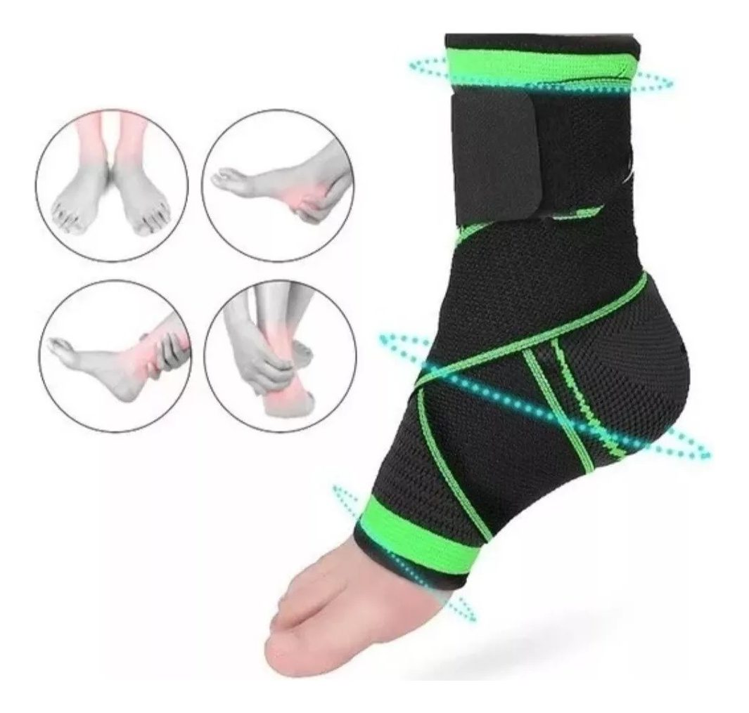 Tobillera Compresión Ajustable Con Velcro Tobillo Esguince