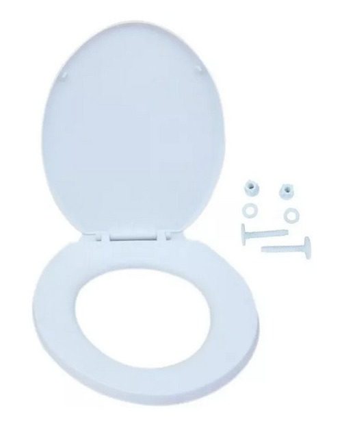 Asiento Y Tapa De Wc Blanca Colomba