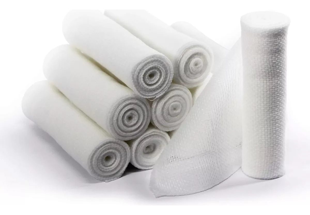Venda De Gasa Elastica Hidrofila 5cmx4.5m - 12 Unidades