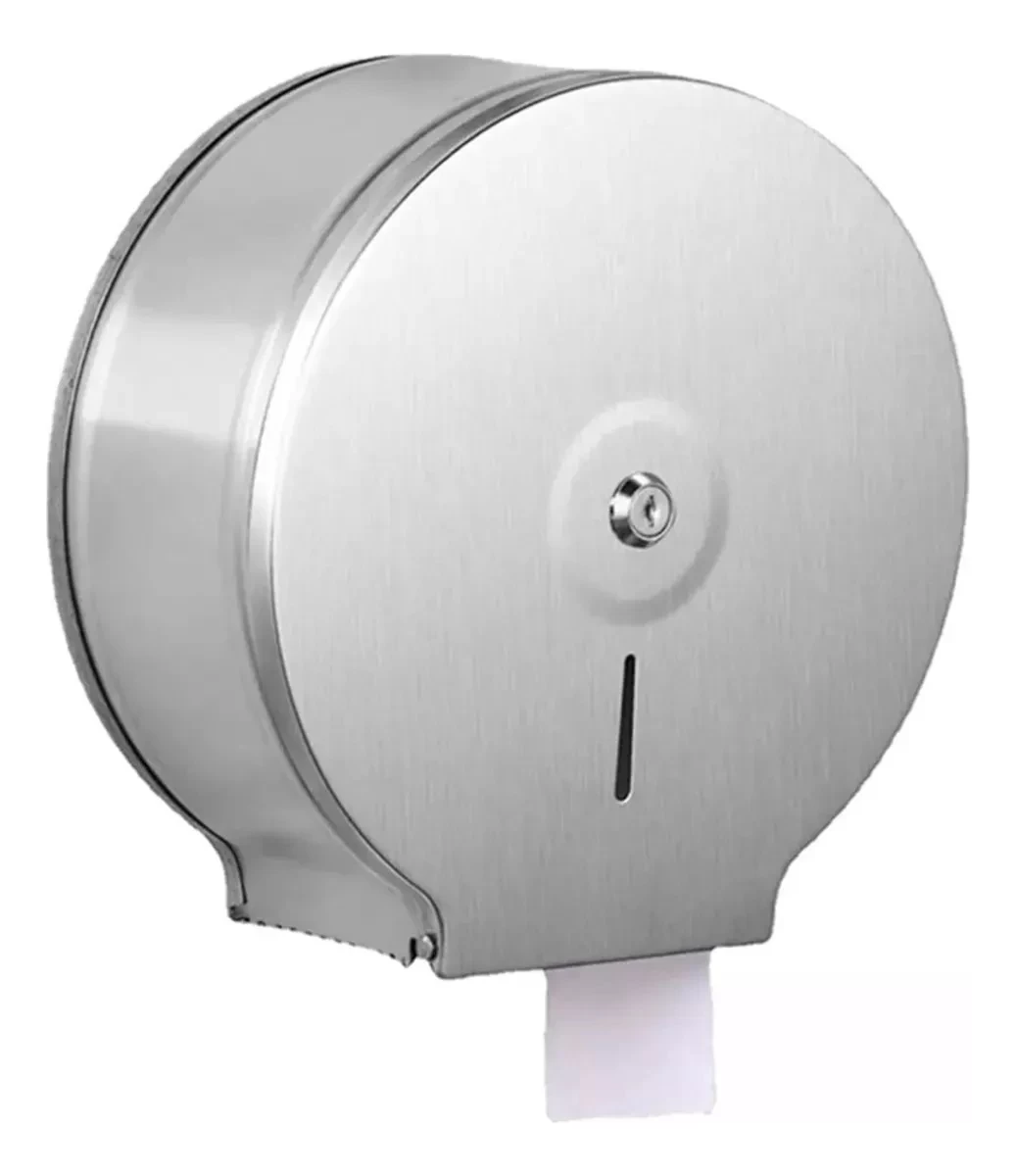 Dispensador Papel Higiénico Acero Inoxidable Con Llave Taumm