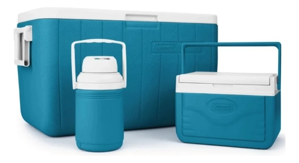 Combo Cooler Chiller Ocean Coleman(R) 3 Piezas 48qt / 5qt / 0.3g