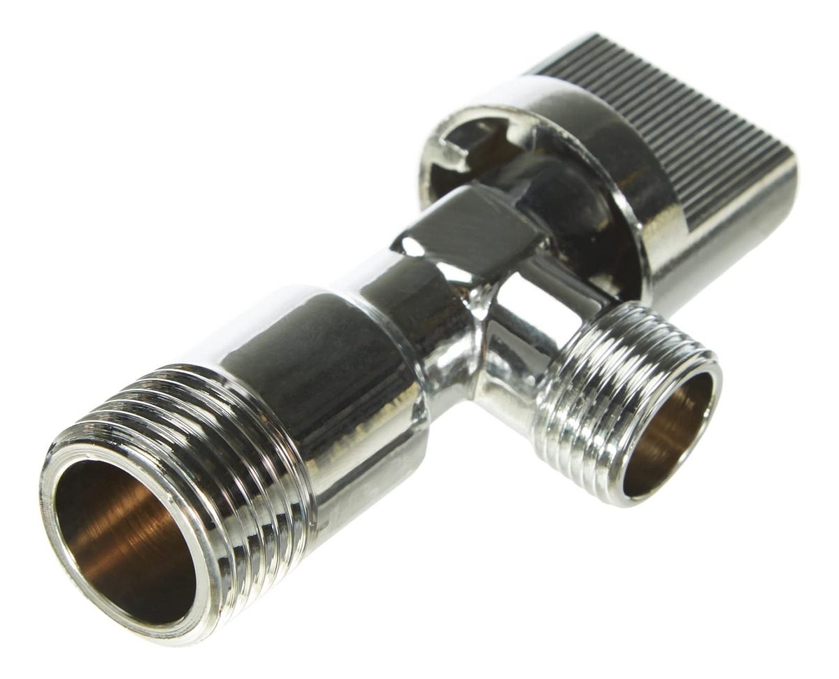 Llave Angular He-he 1/2 Con Accesorio Pared Taumm