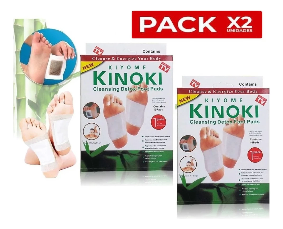 Parches Detox Kinoki Desintoxicantes Para Pies Cuidado 20uni