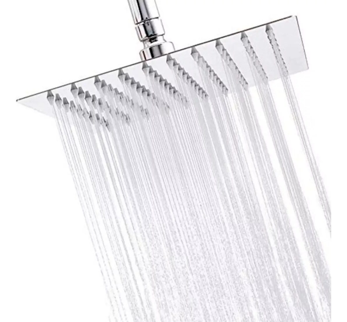 Plato Ducha Cuadrado Acero Inoxidable 25x25 Cms Taumm