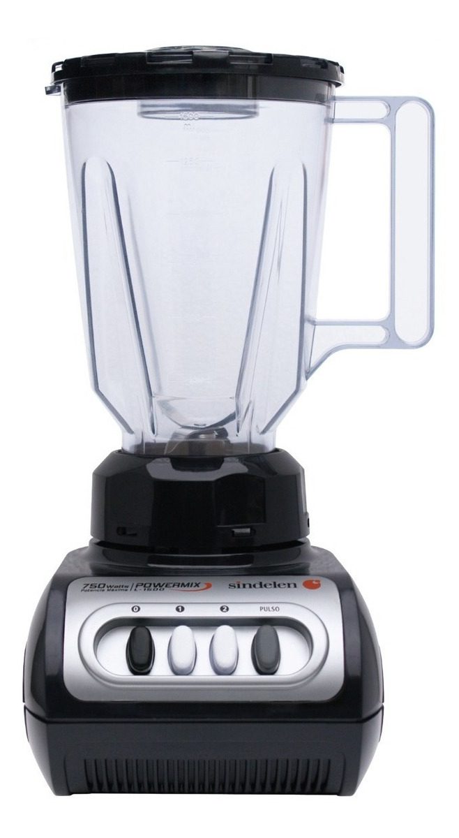 Licuadora Sindelen 1500 Ng Jarro Plastico 750w 1500lLt Sindelen Color Negro