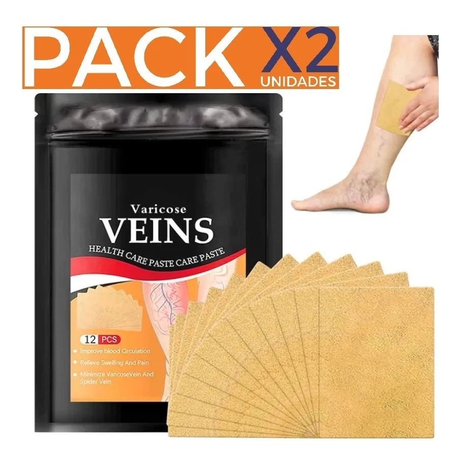 24 Parches Para Tratamiento De Venas Varicosas Varices