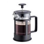 Cafetera Prensa Francesa 1000ml Vidrio Filtro 1 Litro Negra - Imagen 2