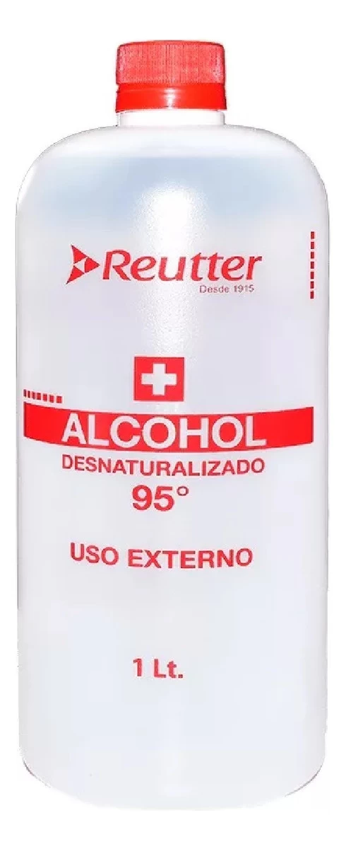Alcohol Desnaturalizado 95° Cranberry 1 Litro Uso Externo