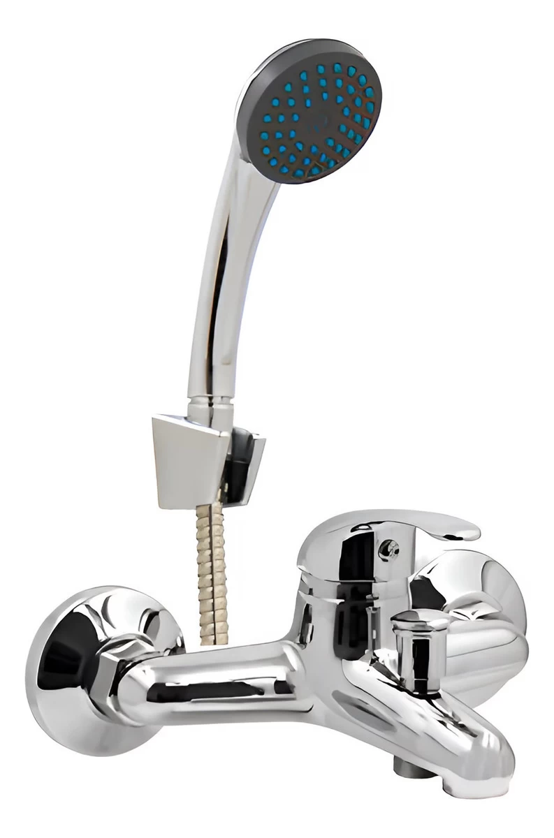 Llave Monomando Tina Ducha Colomba Taumm Kit Completo