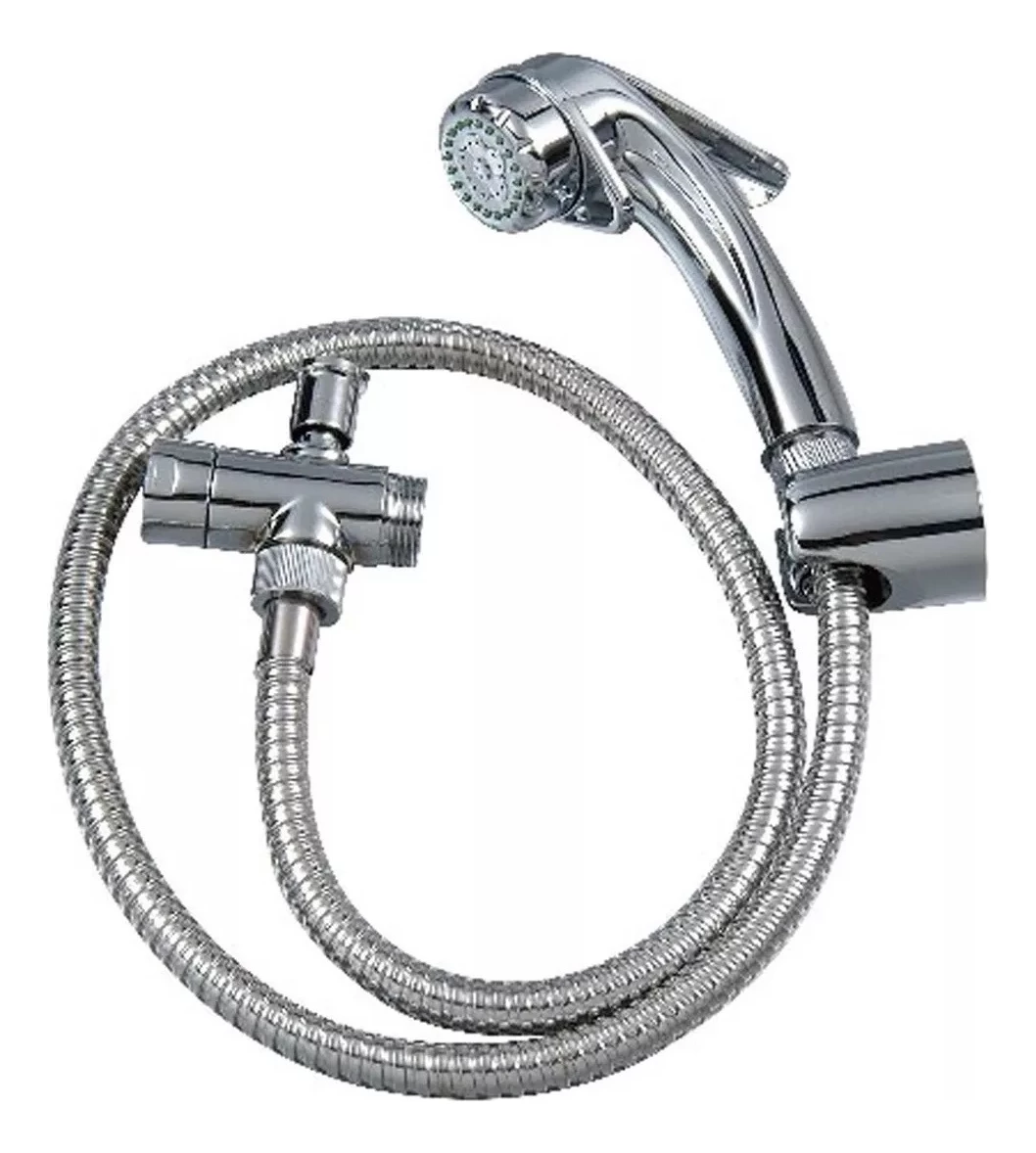 Ducha Bidet Kit Completo Llave Inodoro Wc Taum 1 Metro