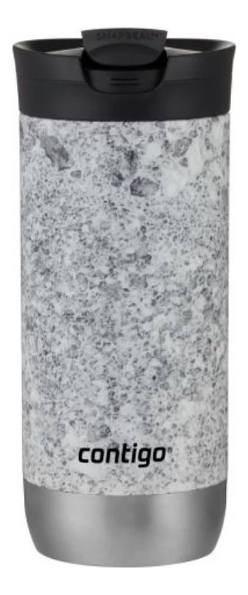 Mug Huron Couture Specked Slate Contigo(R) Térmico 473 Ml Color Gris