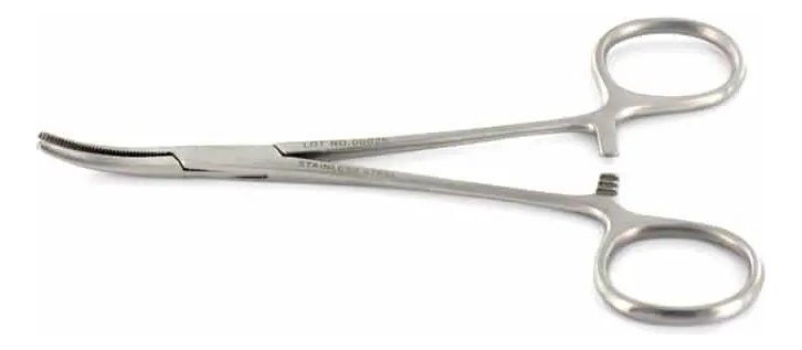 Pinza Curva Quirurgica Tipo Mosquito 14 Cm Acero Quirurgico