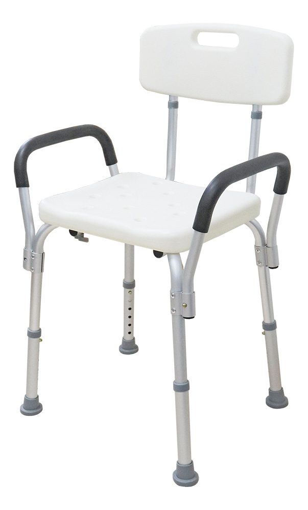 Asiento Seguridad Regulable Con Respaldo Y Apoyabrazos Color Blanco