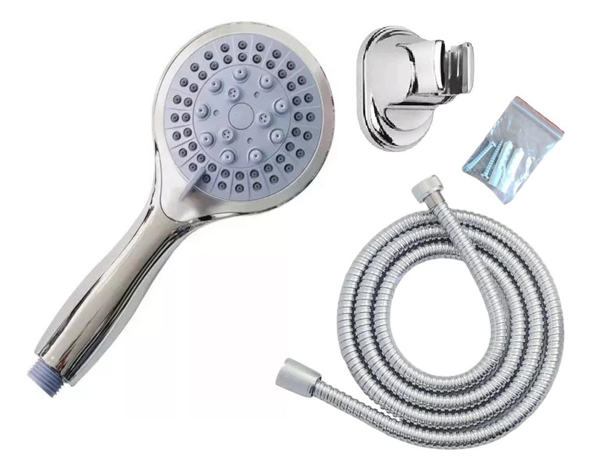 Set Ducha Telefono Taumm Alcachofa + Soporte + Manguera 1,8m