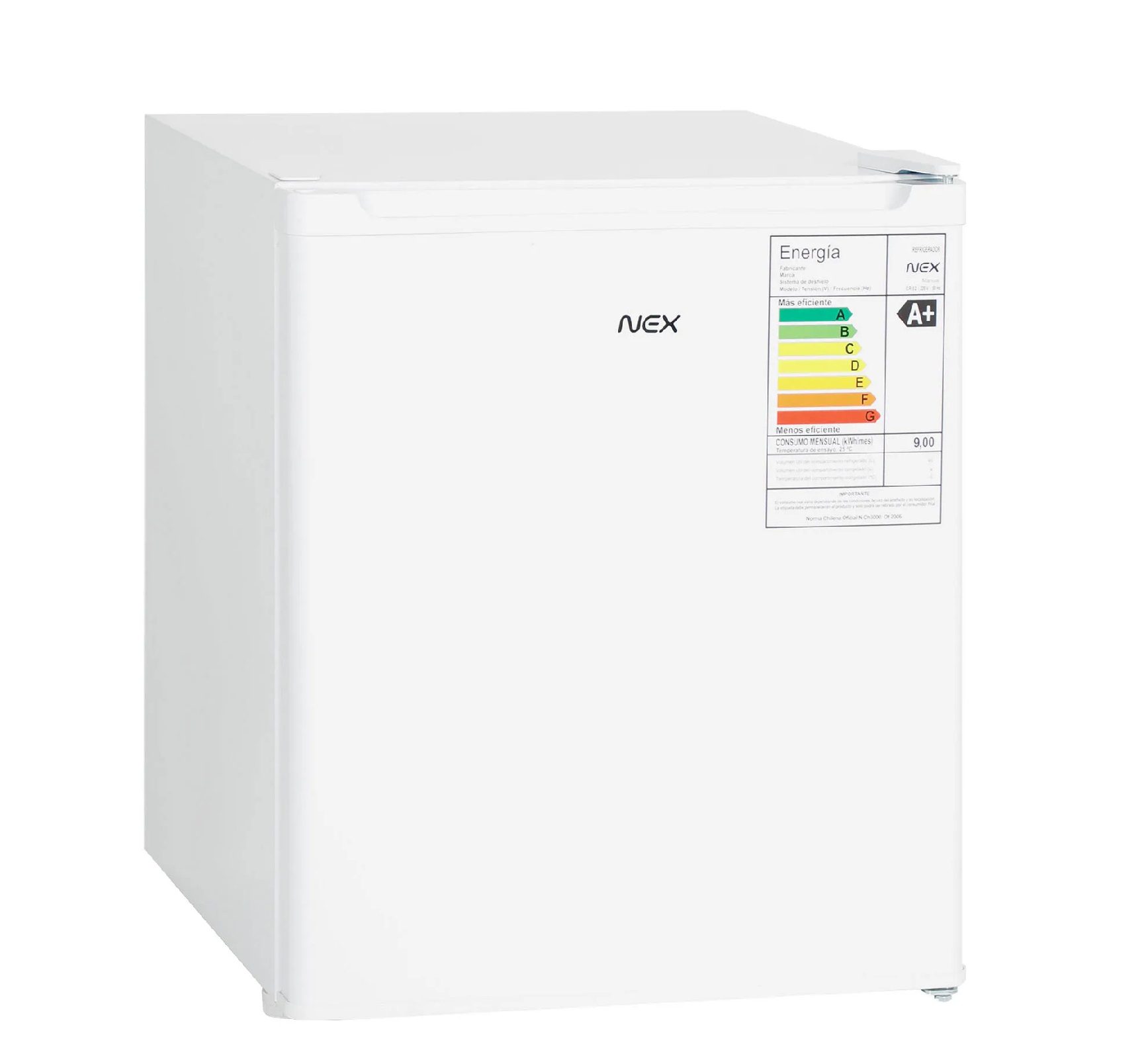 Refrigerador Frigobar Nex Cr52 Color Blanco 52 Litros