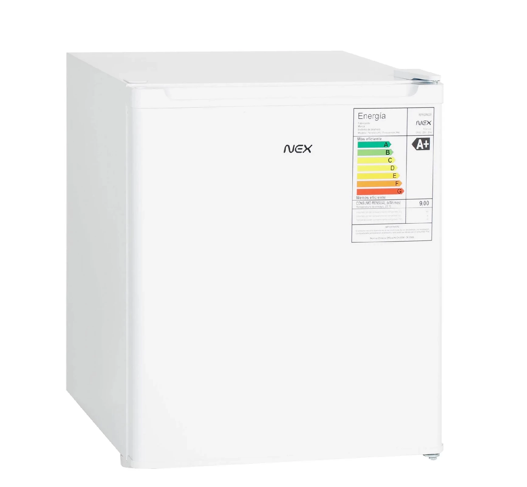 Refrigerador Frigobar Nex Cr52 Color Blanco 52 Litros
