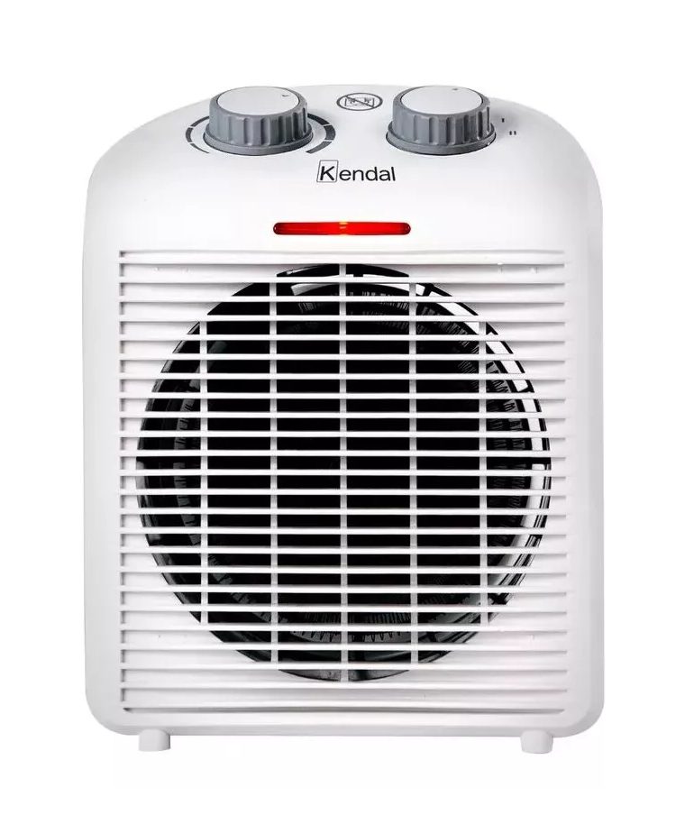 Termoventilador Kendal Calefactor Electrico Blanco Kfh-18